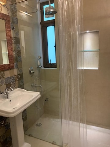 Bathroom in 3 BHK Apartment at Ip Extension – for Rent