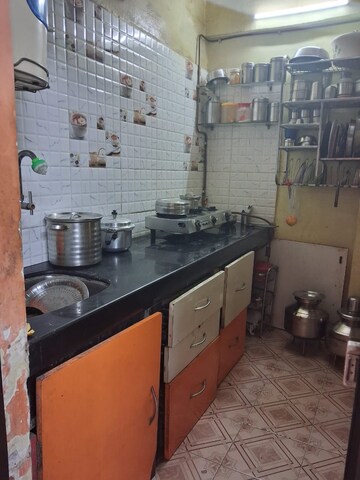 Kitchen in 1 RK Apartment at Mahape – for Rent