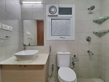 Bathroom in 2 BHK Apartment at Bhartiya Nikoo Homes, Thanisandra Main Road – for Sale