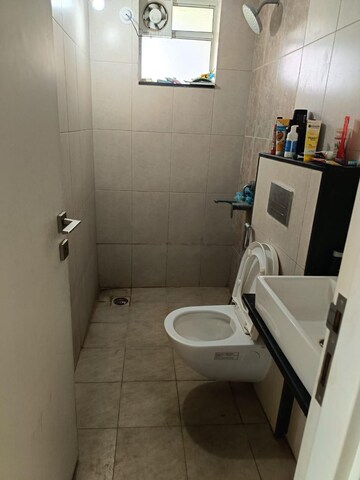 Bathroom in 3 BHK Apartment at Godrej Hillside, Mahalunge – for Rent