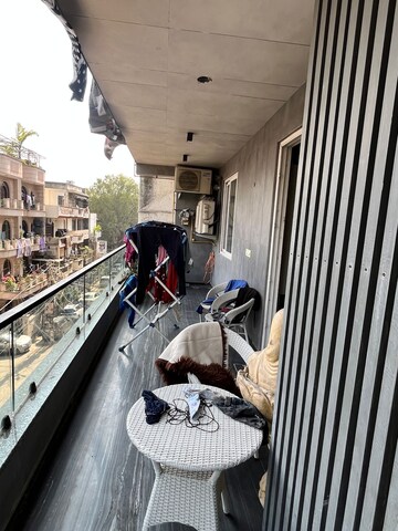 Balcony in 3 BHK Builder Floor at Rajouri Garden – for Rent