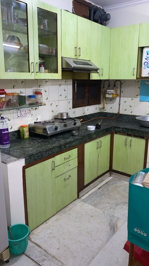 Kitchen in 2 BHK Builder Floor at Malviya Nagar – for Sale