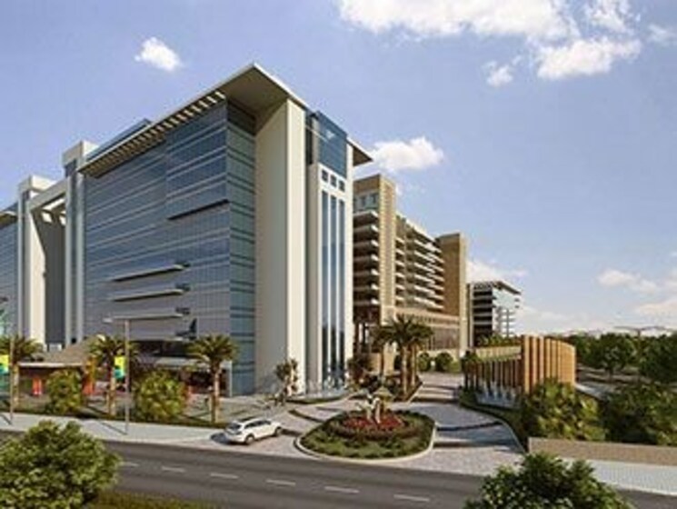 Exterior View, assotech-business-cresterra Commercial Office Space 1000 Sq.Ft. In Sector 135 Noida 8428584