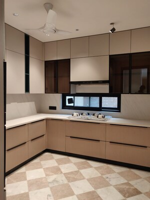 Kitchen in 3 BHK Builder Floor at Unitech Greenwood City Apartment, Sector 45 – for Sale