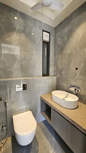 Bathroom in 3 BHK Builder Floor at Unitech Greenwood City Apartment, Sector 45 – for Sale