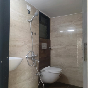 Bathroom in 1 BHK Apartment at Imperial Splendora, Samarth Krupa Nagar – for Sale