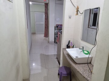 Bathroom in 1 RK Apartment at Meera Nagar Garden CHS, Koregaon Park – for Rent