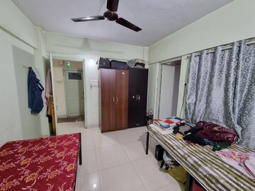 Bedroom in 1 RK Apartment at Meera Nagar Garden CHS, Koregaon Park – for Rent
