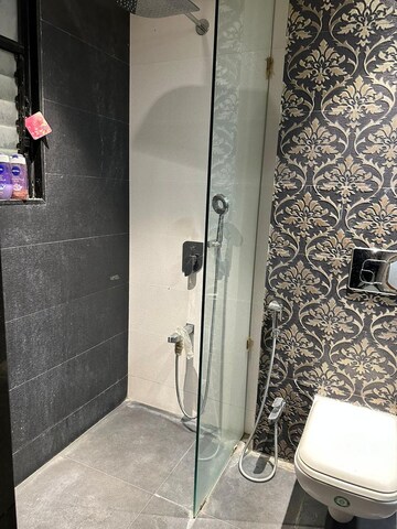 Bathroom in 3 BHK Apartment at Rohan Nilay, Aundh – for Rent