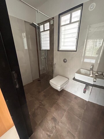 Bathroom in 2 BHK Apartment at Manav Perfect 10, Balewadi – for Rent