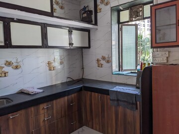 Kitchen in 1 BHK Apartment at Hill Palace CHS Ltd, Pokhran Road No 1 – for Rent