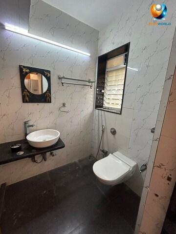 Bathroom in 3 BHK Apartment at Dheeraj Dhan, Bandra West – for Rent