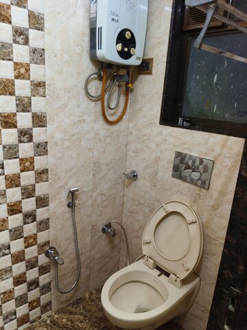 Bathroom in 2 BHK Apartment at DD Mulund Mayur CHS, Mulund East – for Rent
