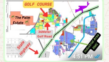  Plot – Map Location View at SBTL Gateway 95, Sector 95 - for Sale