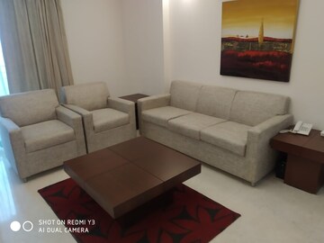 Living Room in 3 BHK Apartment at DLF Park Place, Sector 54 – for Rent
