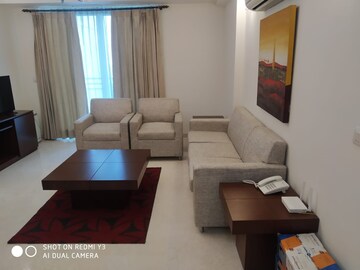 Living Room in 3 BHK Apartment at DLF Park Place, Sector 54 – for Rent