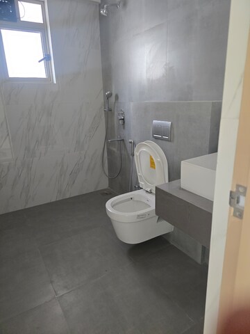 Bathroom in 3 BHK Apartment at Rajesh Raj Infinia, Malad West – for Rent