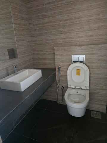 Bathroom in 3 BHK Apartment at Rajesh Raj Infinia, Malad West – for Rent