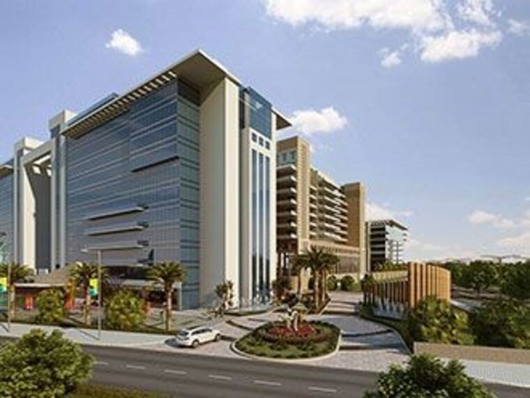 Exterior View, assotech-business-cresterra Commercial Office Space 1000 Sq.Ft. In Sector 135 Noida 8428845