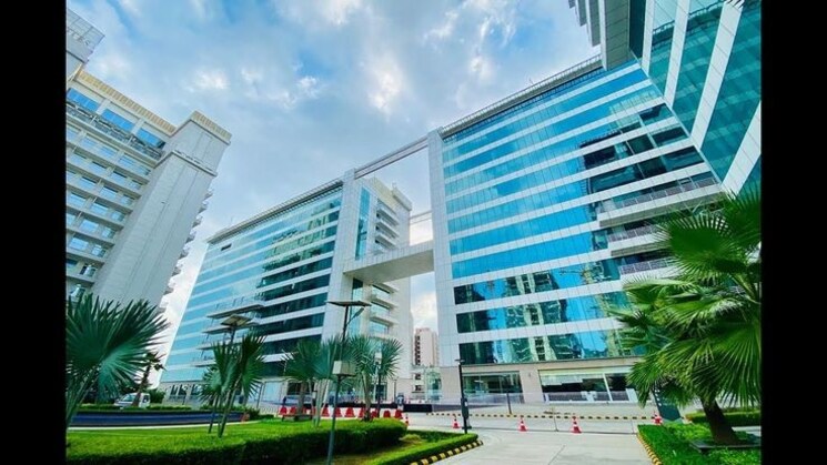 Exterior View, assotech-business-cresterra Commercial Office Space 1000 Sq.Ft. In Sector 135 Noida 8428854