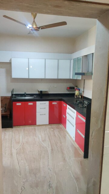 Kitchen in 4 BHK Apartment at Thakur Jewel Tower, Kandivali East – for Rent