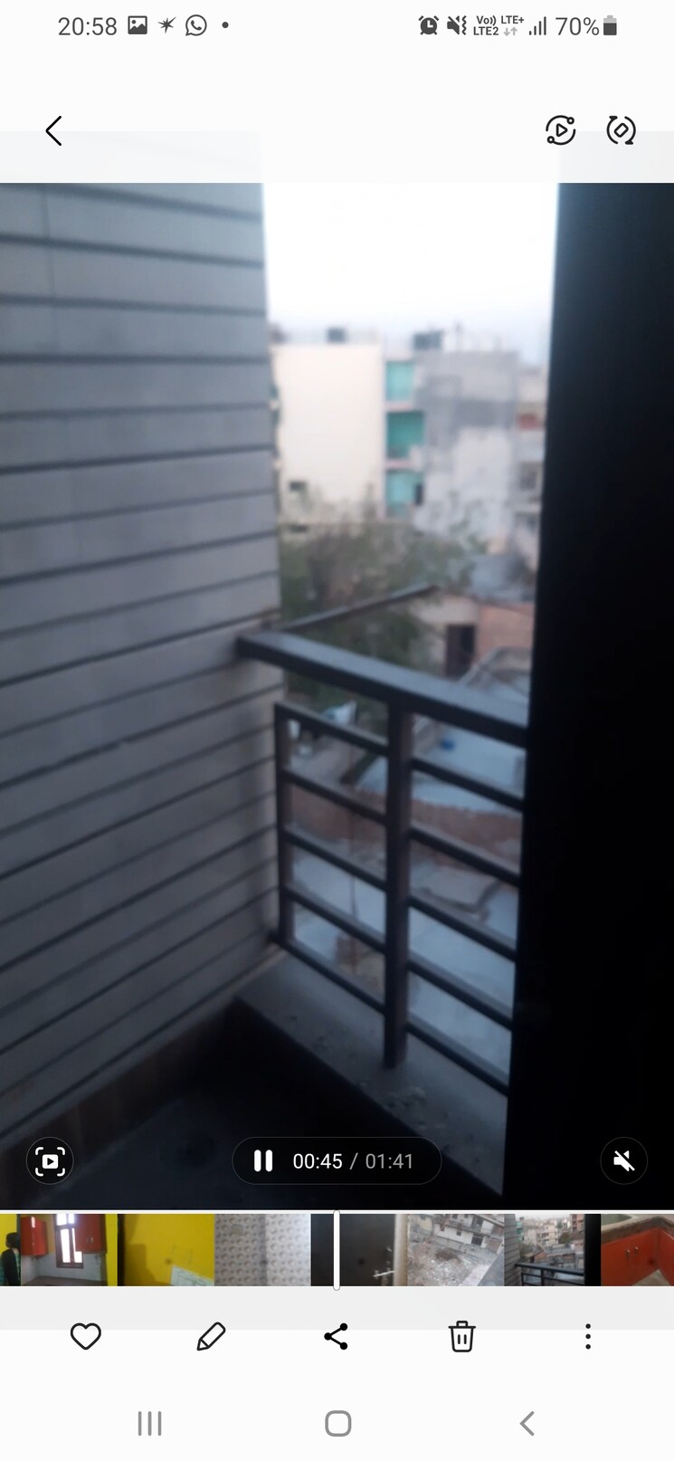 Balcony, devli 1 RK 45 Sq.Yd. Independent House In Devli Delhi 8428921