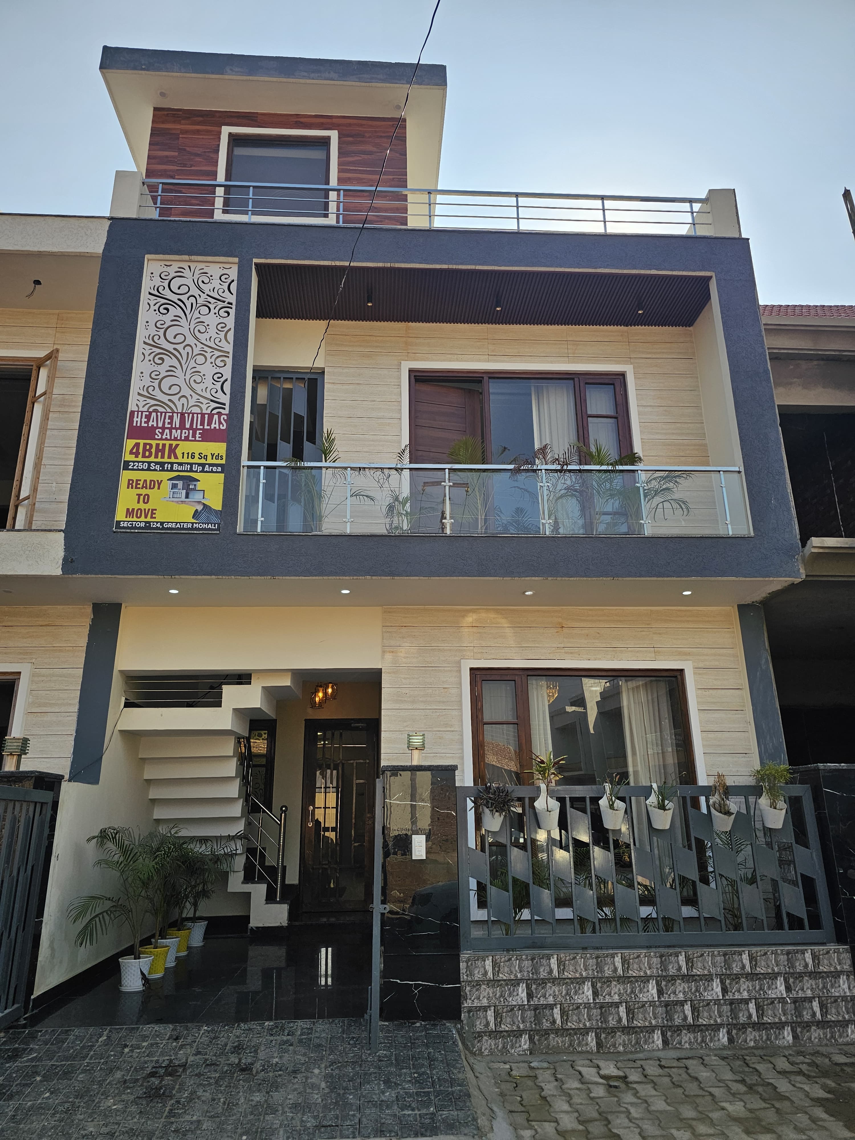 4 BHK + Pooja Room,Servant Room,Study Room,Extra Room Independent House For Sale in Sunny Enclave 