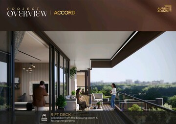 Balcony in 4 BHK Apartment at Aurum Alumni Accord, Sector 25 Yamuna Expressway – for Sale
