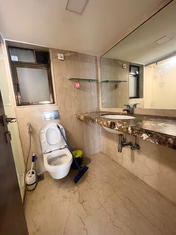 Bathroom in 3 BHK Apartment at Juhu – for Rent