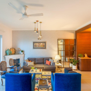 Living Room in 3.5 BHK Apartment at Ireo Skyon, Sector 60 – for Sale