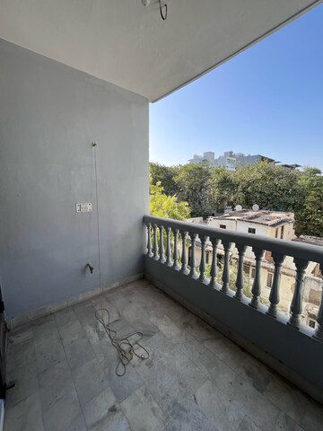 Balcony in 2 BHK Builder Floor at Ansal Sushant Lok I, Sector 43 – for Rent