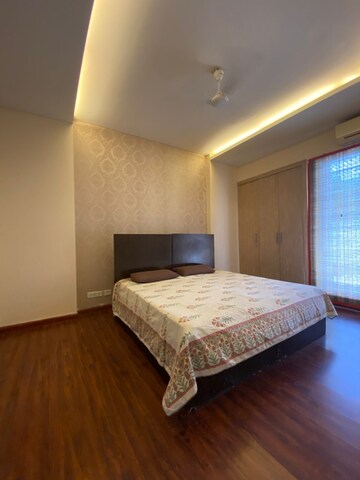 Bedroom in 3 BHK Builder Floor at Ansal Sushant Lok I, Sector 43 – for Rent