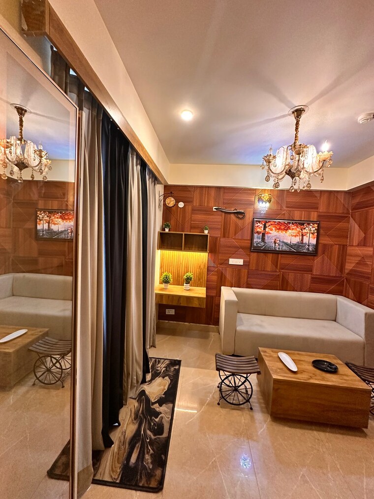 Living Room, upsidc site b 3 Bedroom 1510 Sq.Ft. Builder Floor In Upsidc Site B Greater Noida 8429037