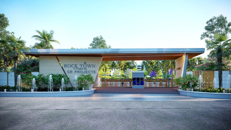 Exterior View, sr-rock-town  299 Sq.Yd. Plot In Mazidpur Hyderabad 8429089