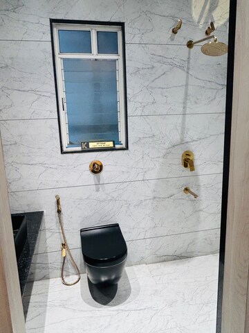 Bathroom in 4 BHK Apartment at Unique K Shire, Punawale – for Sale