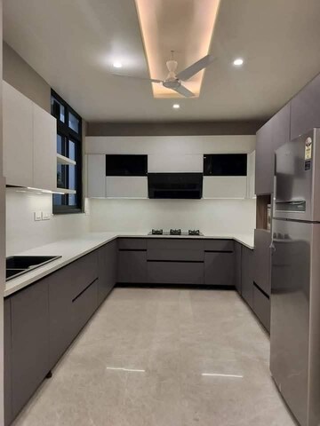 Kitchen in 4 BHK Builder Floor at BPTP Amstoria Country Floor, Sector 102 – for Rent