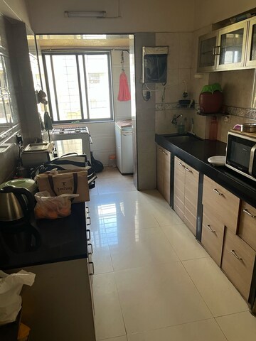 Kitchen in 1 RK Apartment at New Liberty CHS, Malad West – for Rent