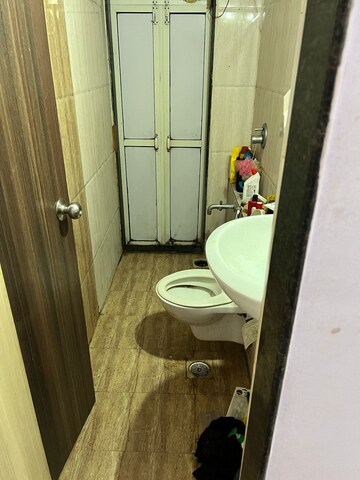 Bathroom in 1 BHK Apartment at Jain Shree Pandurang Gore Complex, Goregaon East – for Rent