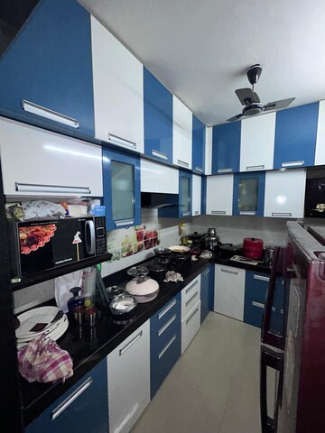 Master Bedroom in 2 BHK Apartment at EV Solitaire CHS, Ulwe Sector 9 – for Rent