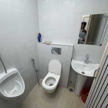 Bathroom in  Office Space at DLF Corporate Greens, Sector 74a – for Rent