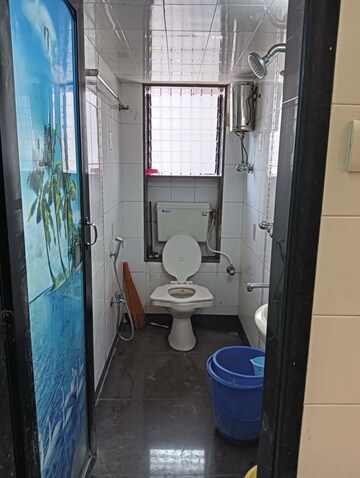 Bathroom in 1 BHK Apartment at Neelganga Apartment, Lower Parel – for Rent