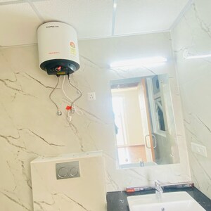 Bathroom in 3 BHK Apartment at Ambika Florence Park, Mullanpur – for Sale