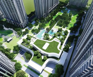 Staircase in 3 BHK Apartment at M3M Golf Hills, Sector 79 – for Sale