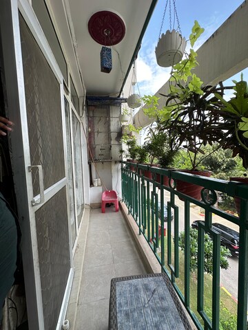 Balcony in 4 BHK Apartment at Chandra Panorama, Sushant Golf City – for Rent