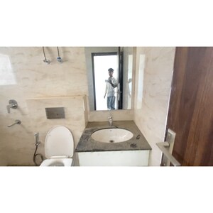 Bathroom in 3 BHK Apartment at Ambika Florence Park, Mullanpur – for Sale