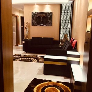 Living Room in 3 BHK Apartment at Gurukrupa Marina Enclave, Malad West – for Sale