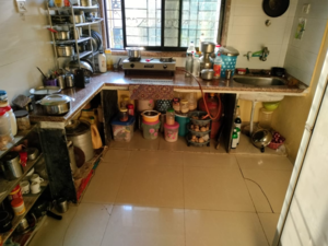 Kitchen in 1 BHK Apartment at Tanna Mangeshi City II, Khadakpada – for Sale