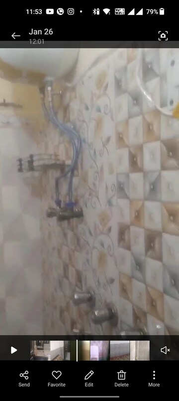 Bathroom in 2 BHK Builder Floor at New Ashok Nagar – for Rent