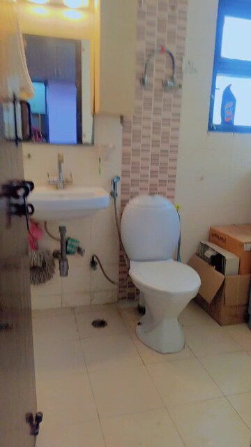 Bathroom in 3 BHK Apartment at Omaxe Heights, Sector 86 – for Rent