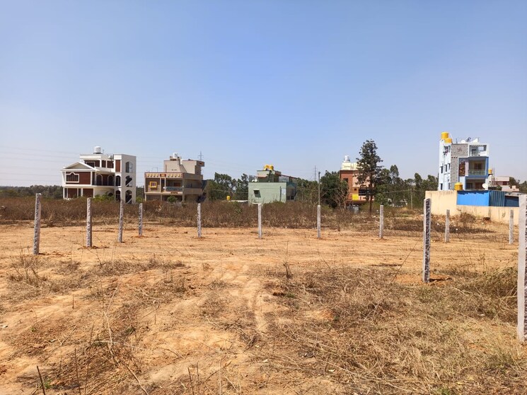 Exterior View, nirmal-nagar-layout  1200 Sq.Ft. Plot In Bukkasagara Bangalore 8430179
